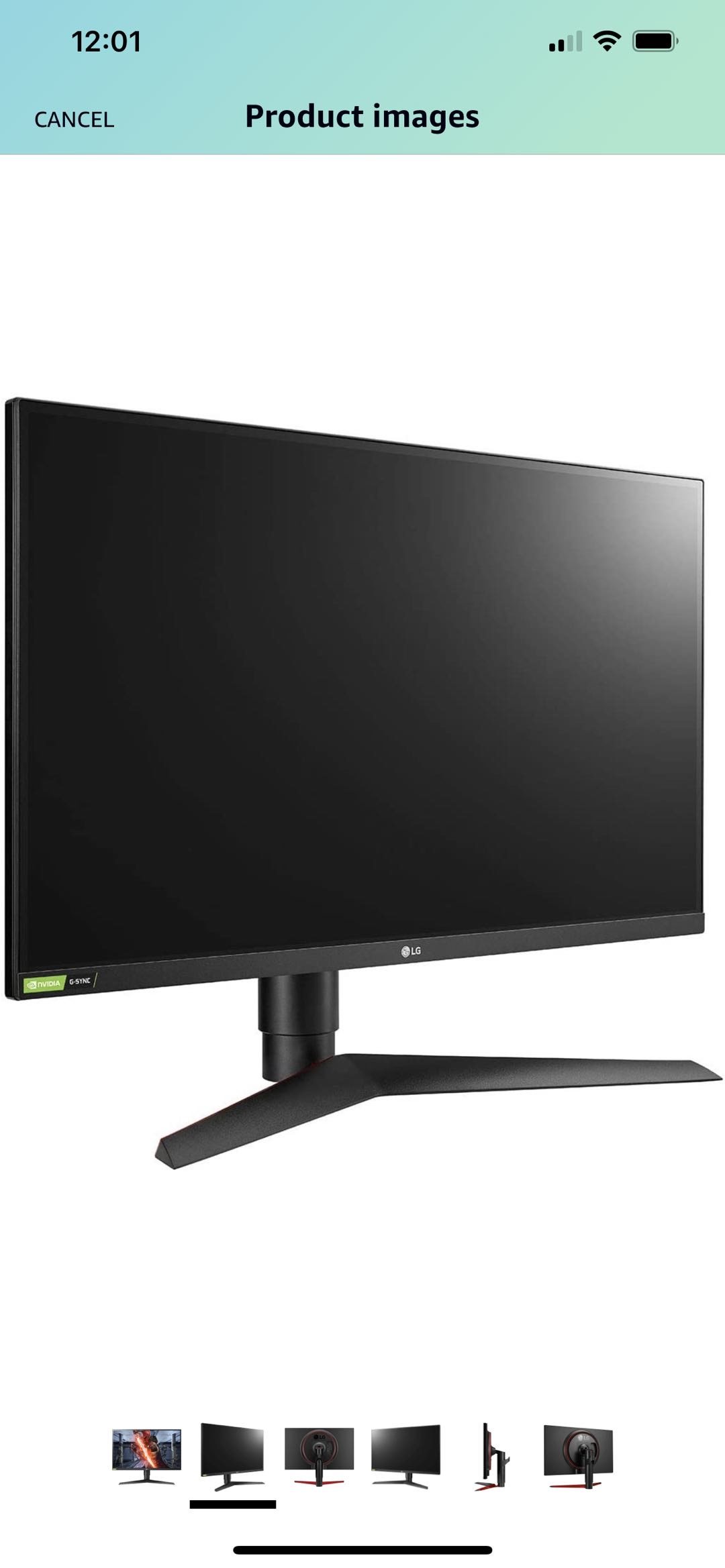 lg 27寸 2K分辨率144hz  电竞显示器