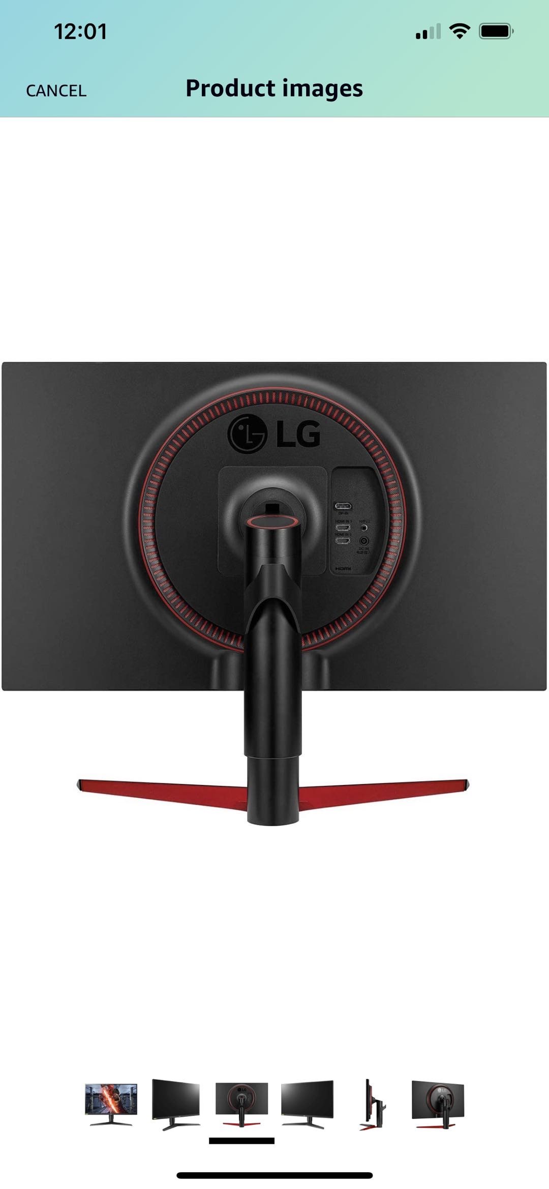 lg 27寸 2K分辨率144hz  电竞显示器