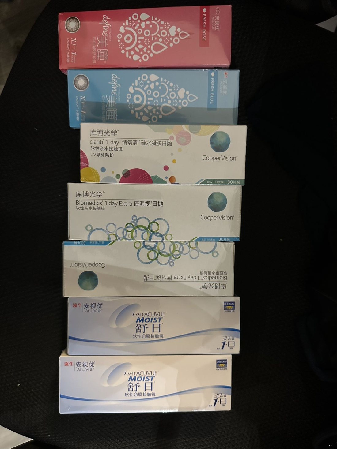 隐形眼镜日抛，双周抛