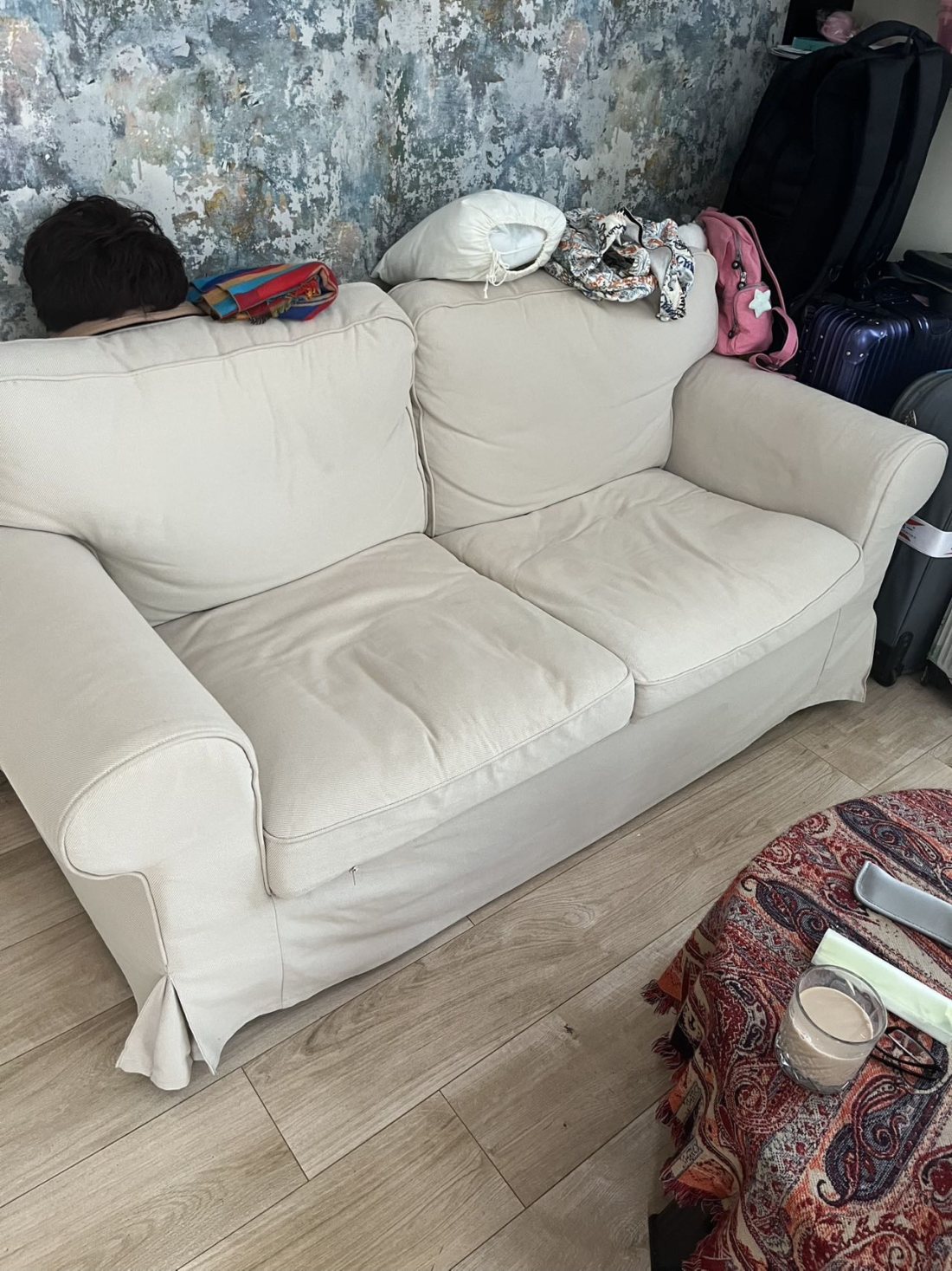米色布艺沙发